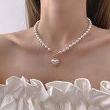Double Layer Clavicle Chain Necklace with Butterfly Pendant
