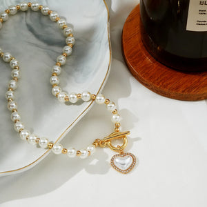 Double Layer Clavicle Chain Necklace with Butterfly Pendant