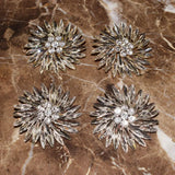 Sunshine Flowers Stud Earrings Rhinestone Lady's Jewelry Boutique