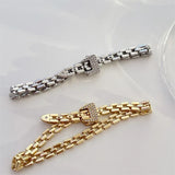 Crystal Charm Bracelets for Women - Unique Watchband Bangle & Bracelets