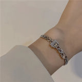 Crystal Charm Bracelets for Women - Unique Watchband Bangle & Bracelets