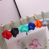 Rose Flower Stud Earrings for Women Style Footprint Earrings