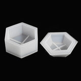 Silicone Hexagonal Storage Box Mold for Resin Epoxy DIY Crafts