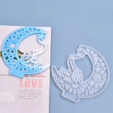 DIY Moon Ribbon Display Board Set-up Resin Mold