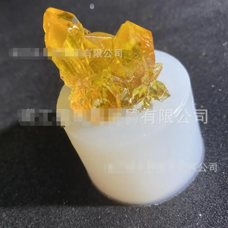 Silicone Mould Dried Flower Resin DIY Crystal Cluster Epoxy Resin Mol
