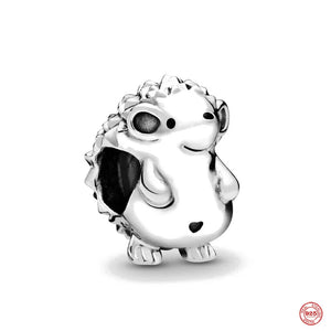 Silver 925 Koala Turtle Snake Bead Dangle Charm Pendant for Bracelet
