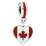 Silver 925 Love & Figures Coffee Cup Scorpion Dangle Charm Bead