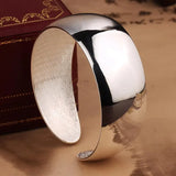 Ethnic Style Solid Silver Bracelet for Young Women