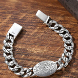 Domineering Eye of God Silver Bracelet Retro Thai Silver Jewelry