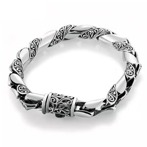 Silver Bracelet Men's Retro Punk Personality Domineering Thai Silver Jewelry