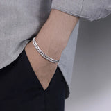 Silver Men's Bracelet Hip-hop Punk Chain Accessory