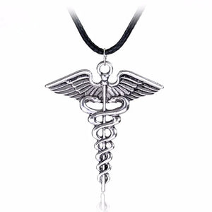 Snake Sword Pendant Necklace Women Jewelry