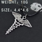 Snake Sword Pendant Necklace Women Jewelry