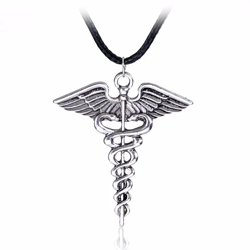 Snake Sword Pendant Necklace Women Jewelry