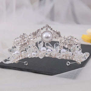 Crystal Rhinestone Tiara for Bride Women Jewelry