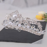 Crystal Rhinestone Tiara for Bride Women Jewelry