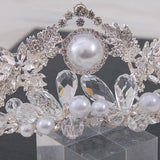 Crystal Rhinestone Tiara for Bride Women Jewelry