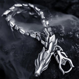 Silver Dragon Men Bracelet Street Jewelry Accessory