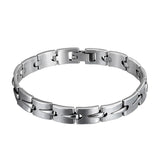 Silver Light Small Watch Chain Bracelet for Men