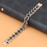 Silver Men's Bracelet Thick Style Retro Domineering Personality Creative Gift