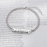 Mountain & Sea Couple Bracelets Silver Plated Classic Personality Jewelry Gift