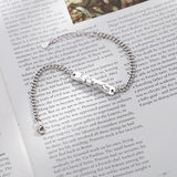 Mountain & Sea Couple Bracelets Silver Plated Classic Personality Jewelry Gift