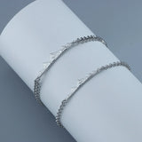 Silver Plated Bracelet Personality Mountains Couple Bracelets Women Men
