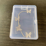 Zircon Butterfly Ear Clips Wedding Jewelry