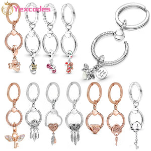Silver Plated Pendant DIY Keychain Pendant Jewelry