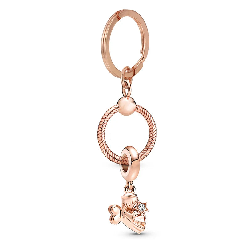 Silver Plated Pendant DIY Keychain Pendant Jewelry