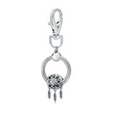 Silver Plated Pendant DIY Keychain Pendant Jewelry