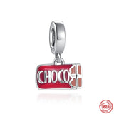 Cat TV Bow Alarm Charm for DIY Jewelry