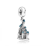 SilverTrain Boat Castle Charm Bead for DIY Jewelry