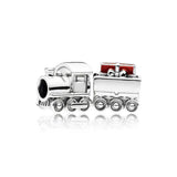 SilverTrain Boat Castle Charm Bead for DIY Jewelry