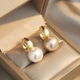 Pearl Drop Earrings for Women Jewelry Wedding