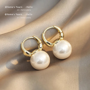 Pearl Drop Earrings for Women Jewelry Wedding