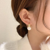 Pearl Drop Earrings for Women Jewelry Wedding