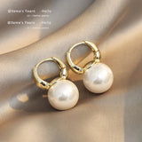 Pearl Drop Earrings for Women Jewelry Wedding