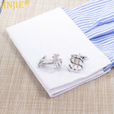 Dollar Sign Cufflinks Wild Men's French Shirt Cufflinks