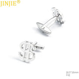 Dollar Sign Cufflinks Wild Men's French Shirt Cufflinks