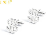 Dollar Sign Cufflinks Wild Men's French Shirt Cufflinks
