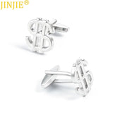 Dollar Sign Cufflinks Wild Men's French Shirt Cufflinks