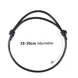 Adjustable Rope Lucky Anklet Bracelet Foot Jewelry 2PCs