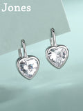 Heart-Shaped Earrings S925 Sterling Silver Sweet And Small Love Earrings