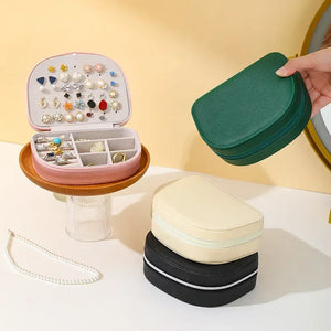 European Style Fan Shape Jewelry Box Large Capacity