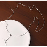 925 Sterling Silver Tassel Sweater Chain Necklace for Women