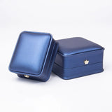 Retro PU Leather Jewelry Box for Women Accessories