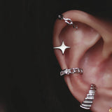 Star Ear Clip Earrings For Women Girls Ear Cuff