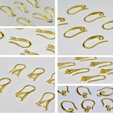 6 Golden Ear Hooks Accessories DIY Female Copper Jewelry Making Supplies