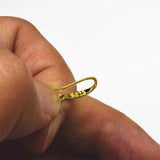 6 Golden Ear Hooks Accessories DIY Female Copper Jewelry Making Supplies